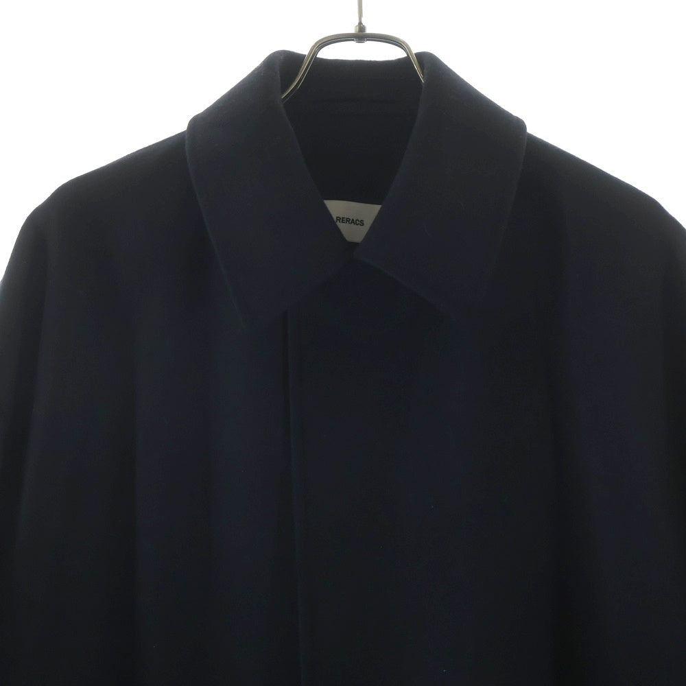 THE RERACS(ザ リラクス) 25AW THE BAL COLLAR COAT ザバルカラーコート ブラック 25FW-RECT-458-J