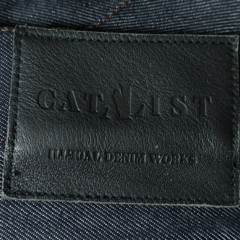 cvtvlist(カタリスト) 21AW センターシーム 裾ジップ デニム ジーンズ