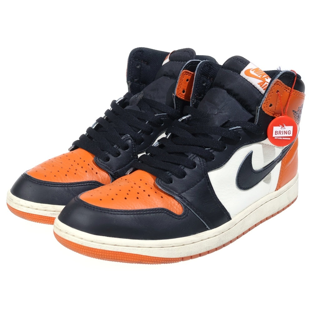 NIKE(ナイキ) AIR JORADN 1 RETRO HIGH OG エアジョーダン レトロ シャッタードバックボード ハイカットスニーカー オレンジ DZ5485-008 US10/28cm