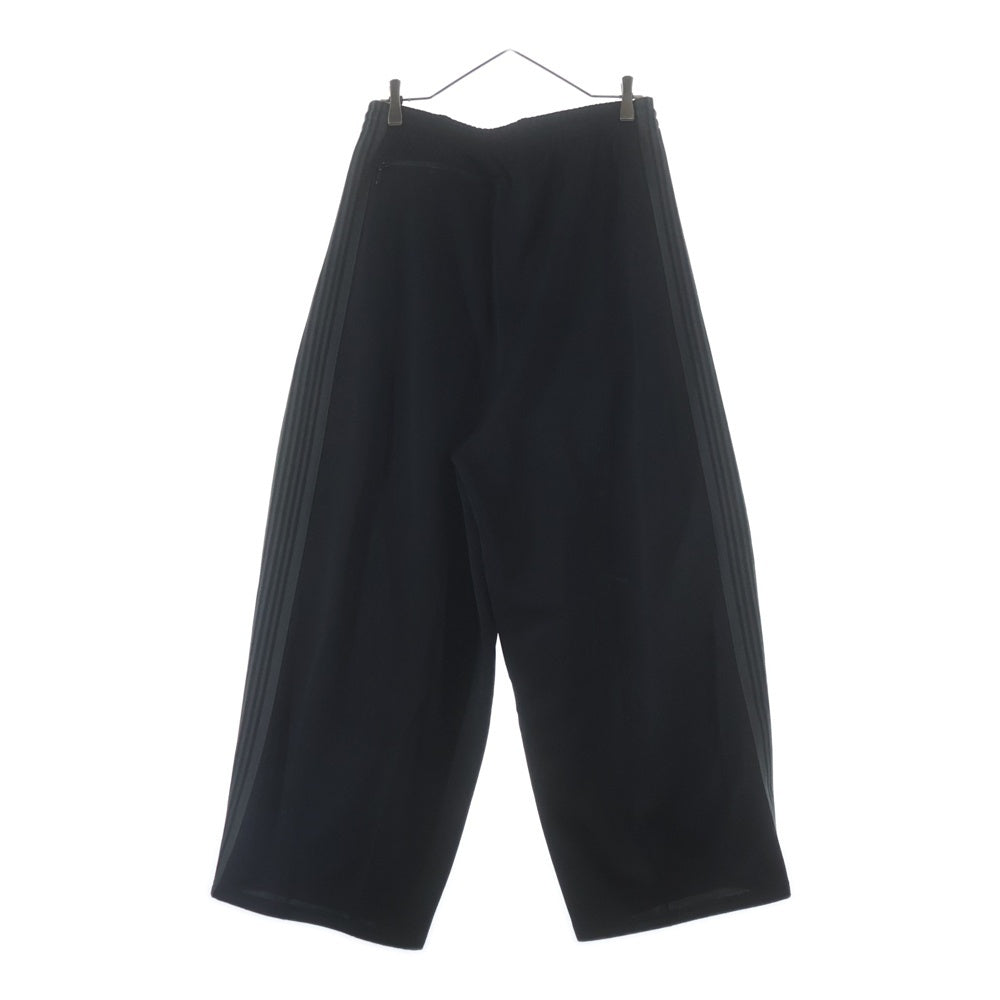 Needles(ニードルス) H.D. Pant 刺繍ロゴ ヒザデルパンツ トラックパンツ ブラック QV1615