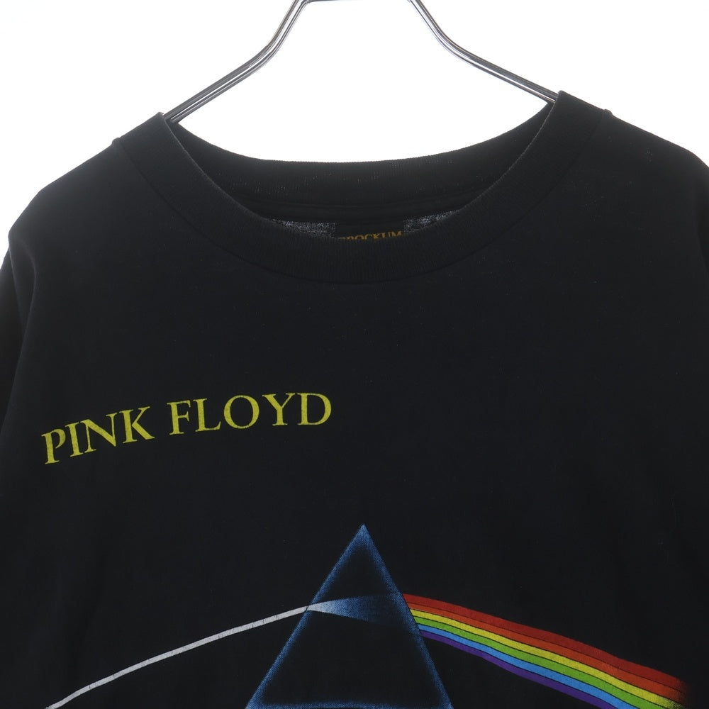 VINTAGE(ヴィンテージ) 90s PINK FLOYD 狂気 Dark Side of the Moon 半袖 クルーネック Tシャツ カットソー ブラック