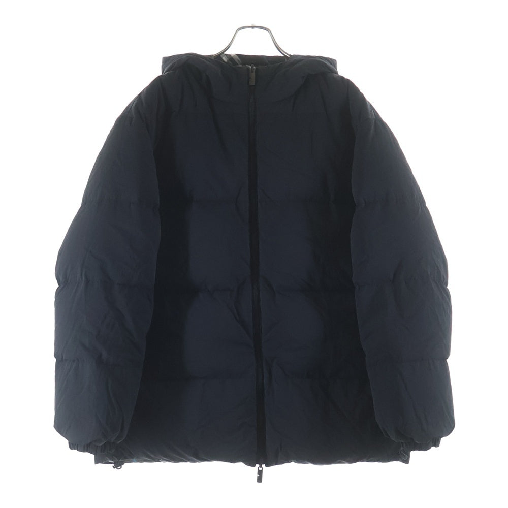 BURBERRY(バーバリー) 胸ロゴ ダイアゴナルチェック リバーシブル ダウンジャケット ブラック THHUATHA2517NON