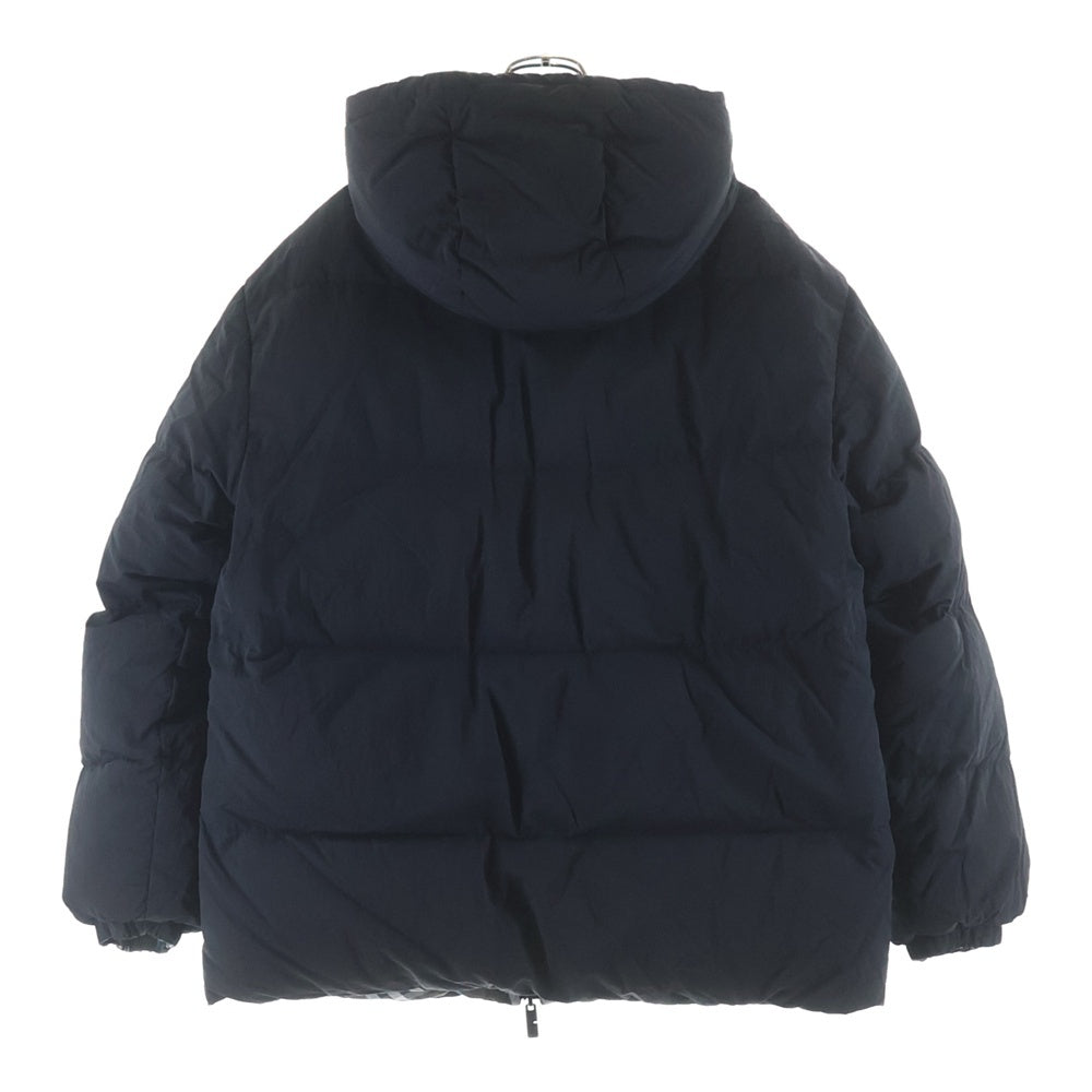 BURBERRY(バーバリー) 胸ロゴ ダイアゴナルチェック リバーシブル ダウンジャケット ブラック THHUATHA2517NON