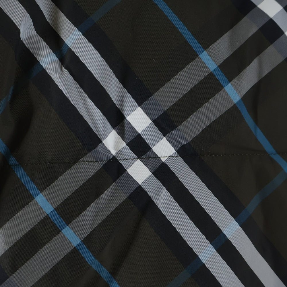 BURBERRY(バーバリー) 胸ロゴ ダイアゴナルチェック リバーシブル ダウンジャケット ブラック THHUATHA2517NON