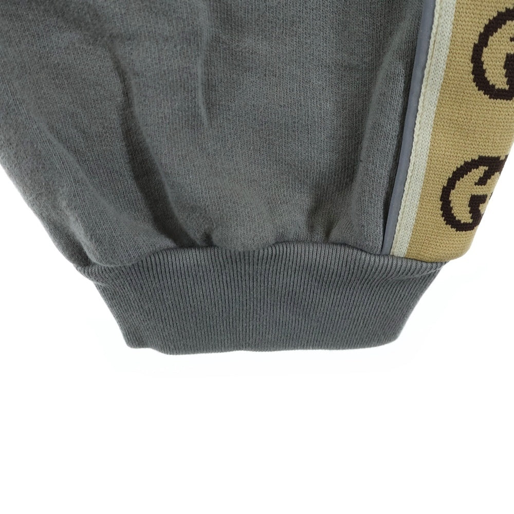 GUCCI(グッチ) GG Technical Jersey Jogging Pant スウェット パンツ ジャージ ボトムス グレー 630713 XJBUW