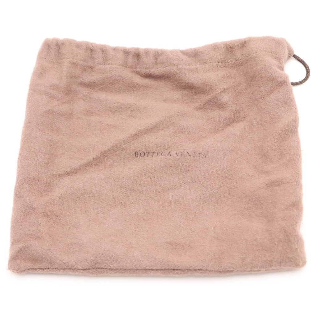 BOTTEGA VENETA(ボッテガヴェネタ) イントレチャート 犬総柄 ラウンドジップ レザーロングウォレット 長財布 ブラック