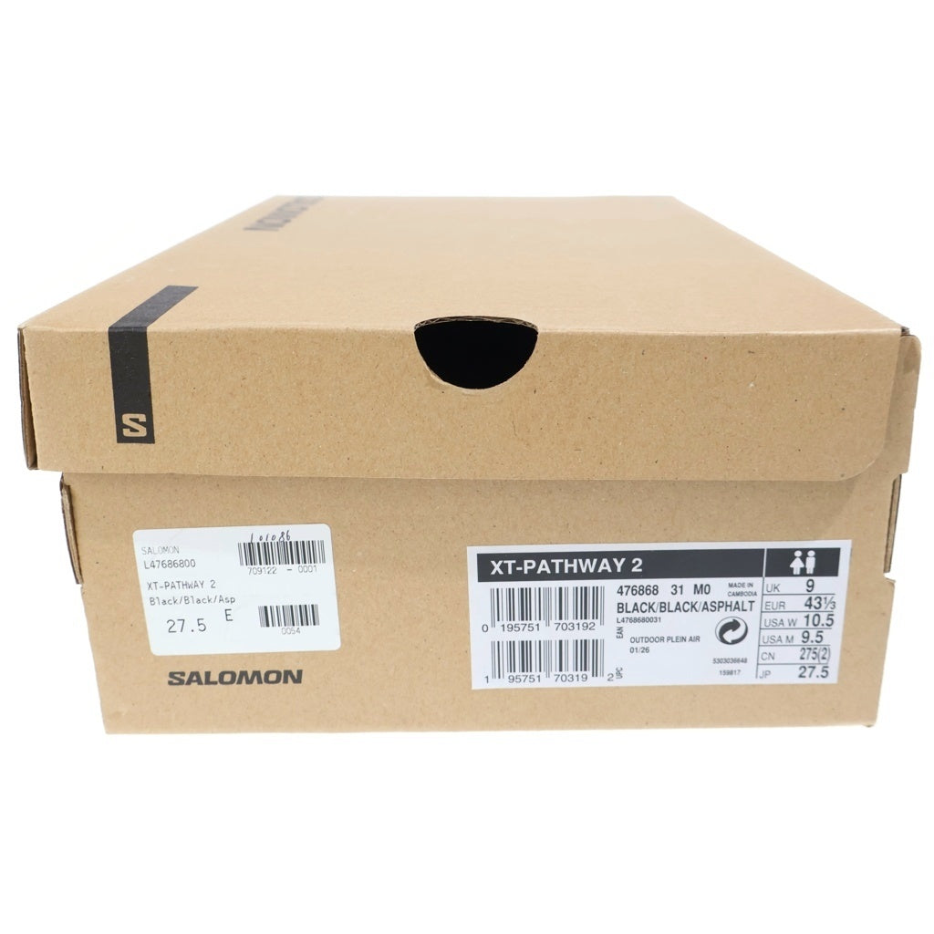 SALOMON(サロモン) XT-pathway 2 ローカットスニーカー ブラック 476868