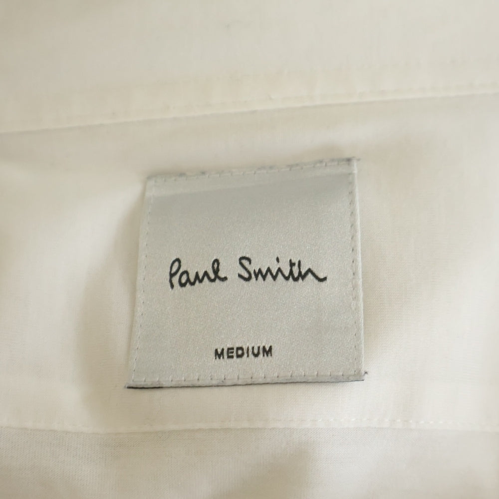Paul Smith(ポールスミス) コットンジャージ 長袖 ドレスシャツ ホワイト 243216 808PR