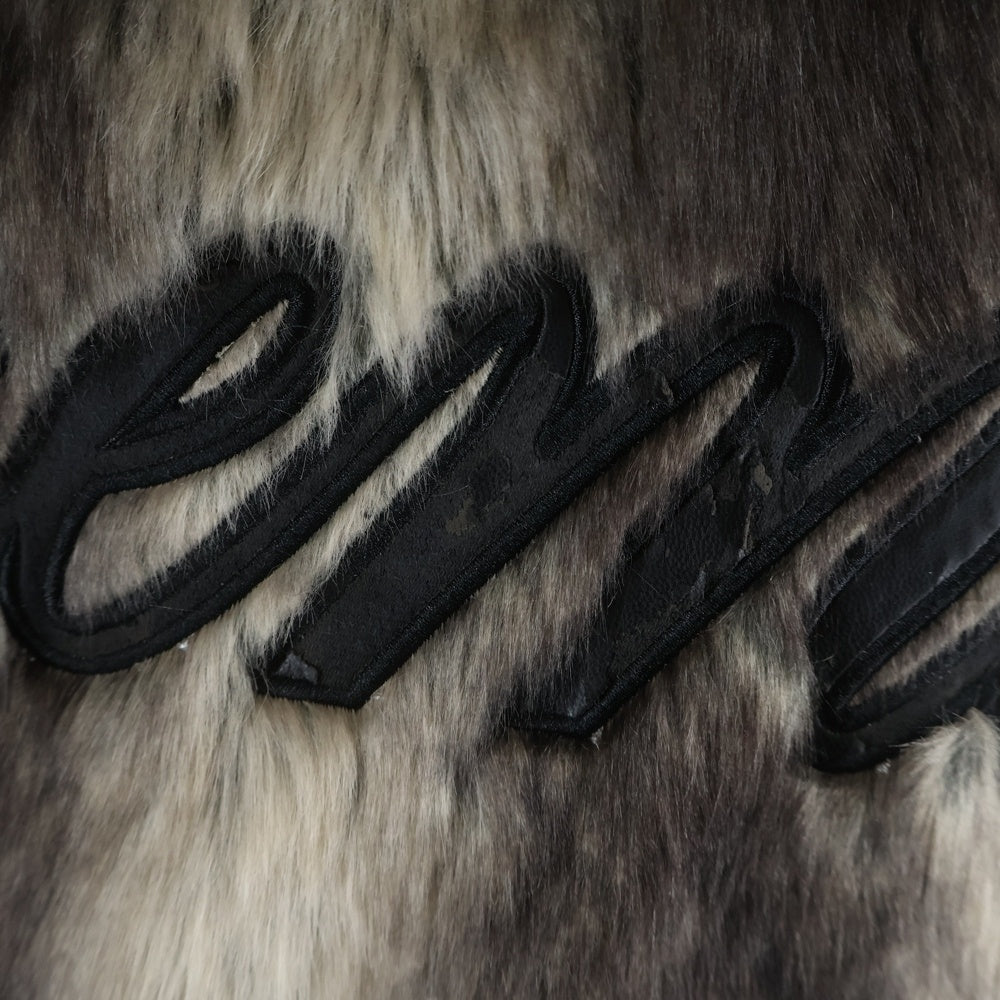SUPREME(シュプリーム) 20AW Faux Fur Reversible Hooded Jacket バックロゴ リバーシブル ファージャケット ベージュ/ブラック