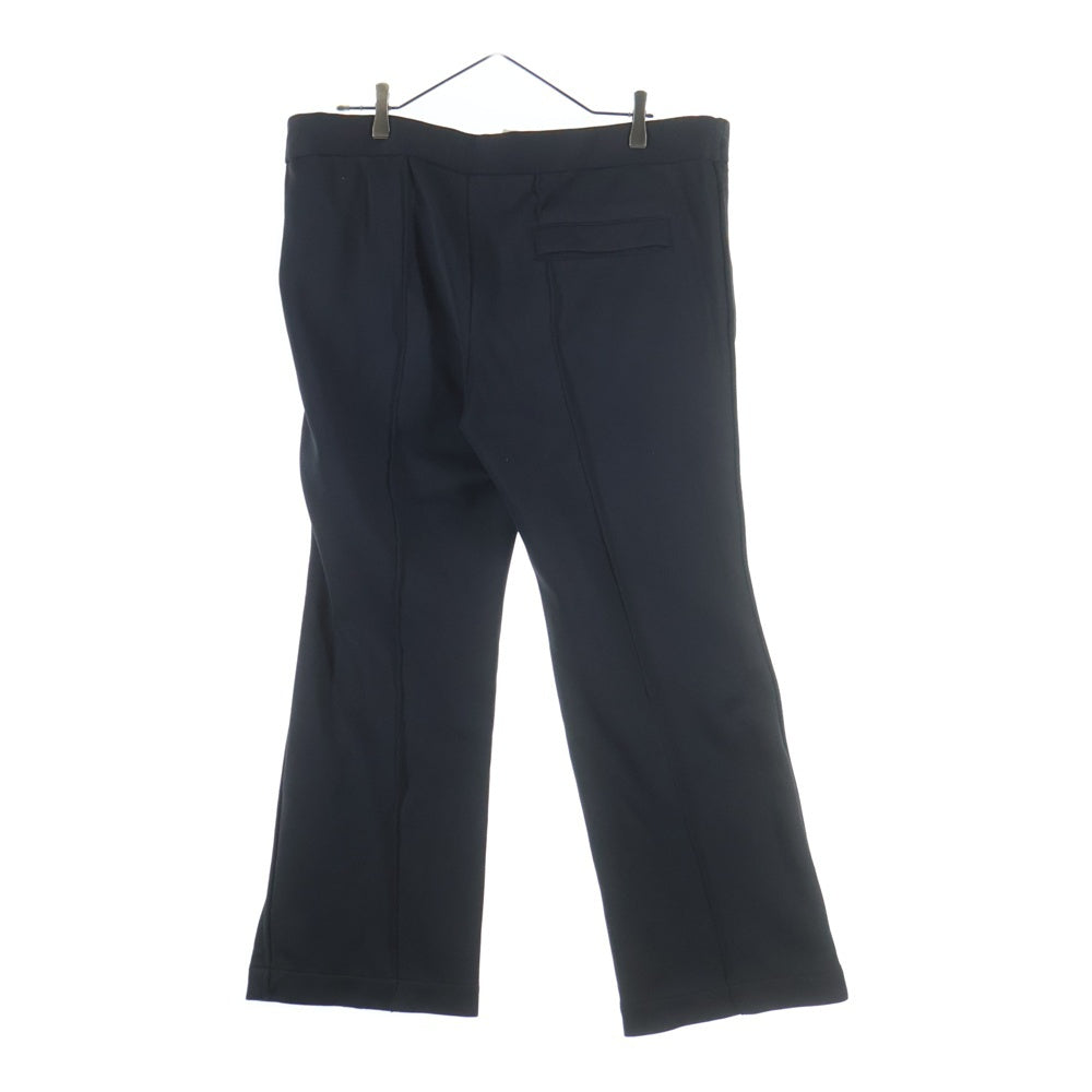 OVERCOAT(オーバーコート) FLARED TROUSER WITH PIPING フレアトラウザー パイピング パンツ ブラック S24P020-AGPC
