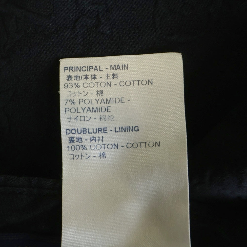 LOUIS VUITTON(ルイヴィトン) モノグラムエンボス 総柄 スラックスパンツ ブラック RM211Q ZDC HKP42W