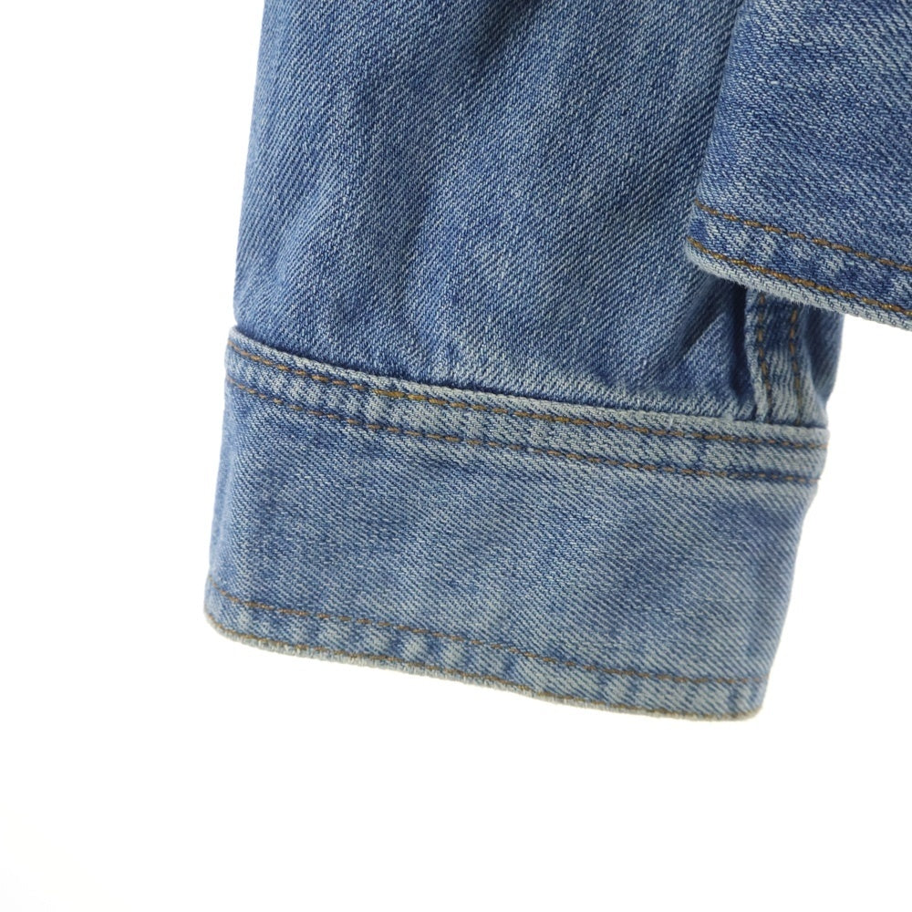 DOLCE & GABBANA(ドルチェアンドガッバーナ) DENIM JACKET ダメージ加工 ジップアップ デニムジャケット インディゴ G9113D/G8092