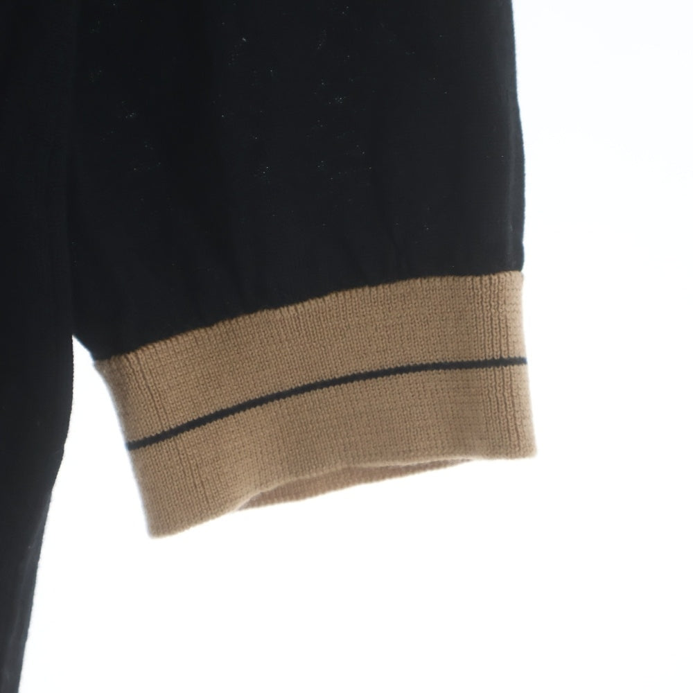 LOEWE(ロエベ) 21AW アンサンブル クロップドカーディガン クールネックニット ブラック S359Y14K17