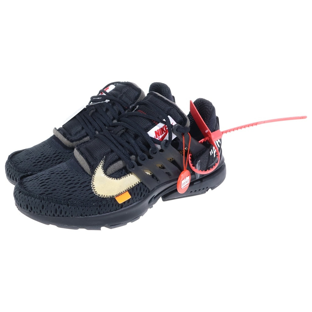 NIKE(ナイキ) ×OFF-WHITE AIR PRESTO オフホワイト エアプレスト ローカットスニーカー ブラック US9/27cm AA3830-002
