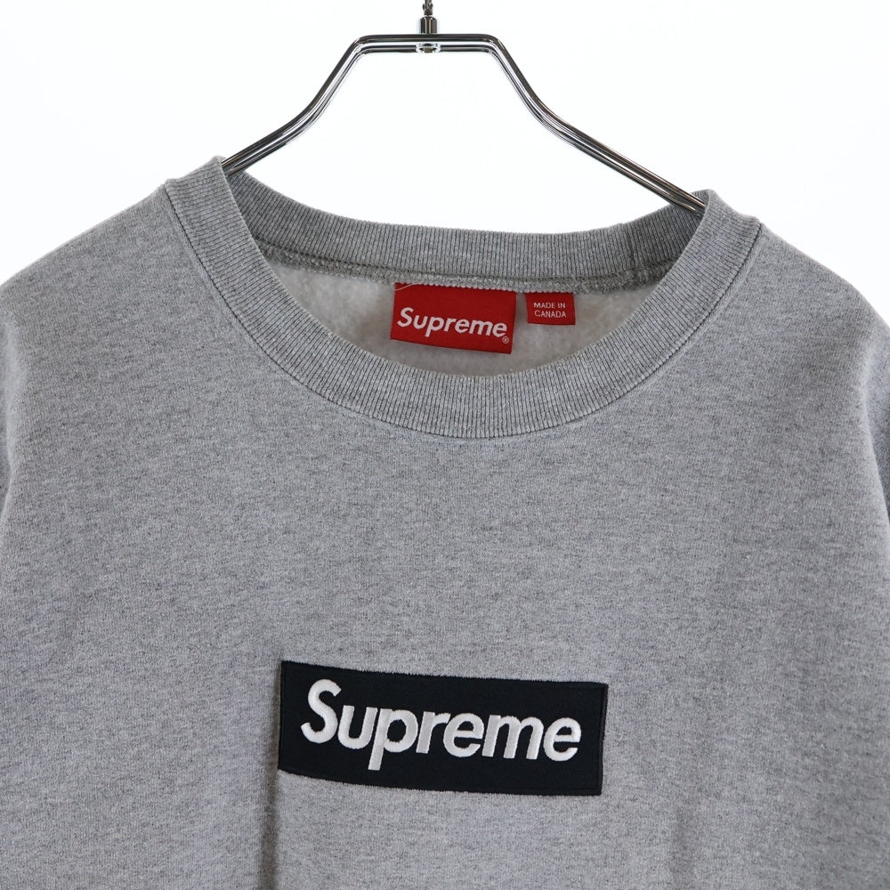 SUPREME(シュプリーム) 22AW Box Logo Crewneck ボックスロゴ クルーネック スウェット トレーナー グレー