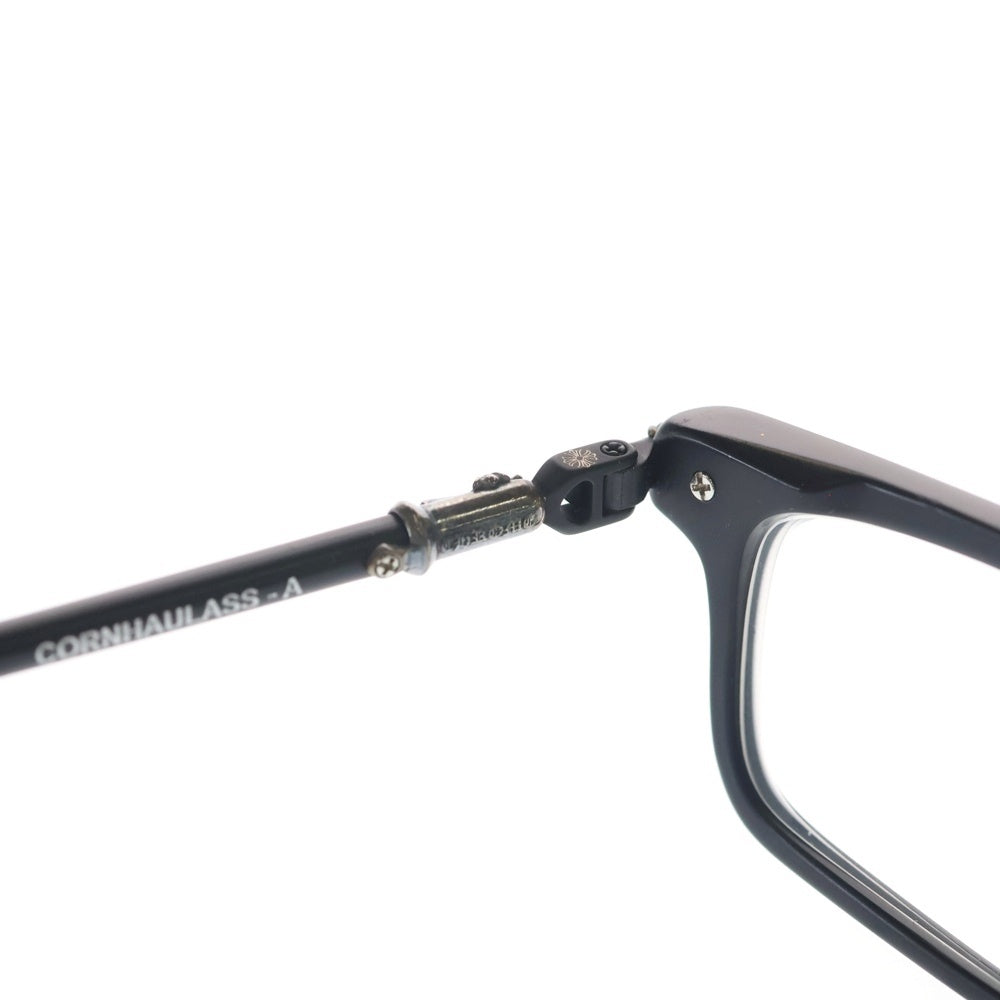 CHROME HEARTS(クロムハーツ) ORNHAULASS BST CHクロス アイウェア メガネ ブラック/シルバー