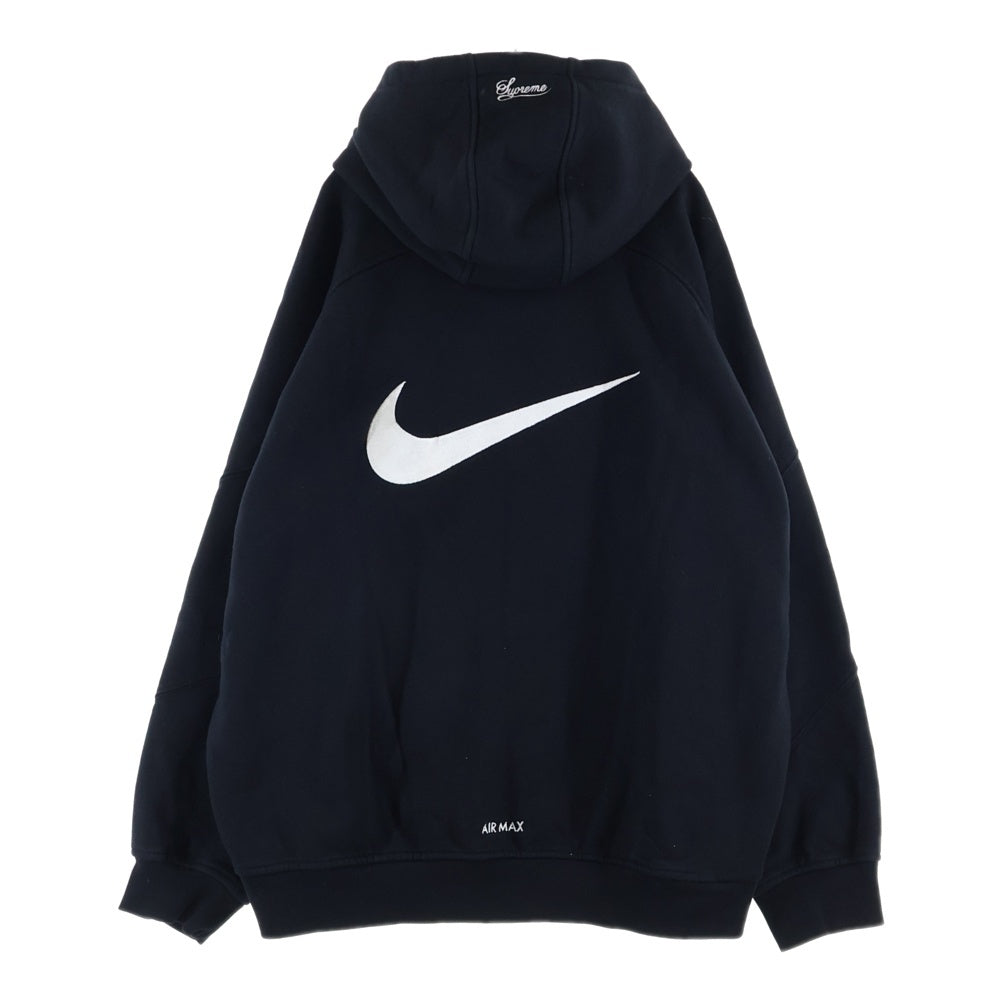 SUPREME(シュプリーム) 25SS ×NIKE Zip Up Hooded Sweatshirt ナイキ バックロゴ刺繍 ジップアップパーカー HF9633-010
