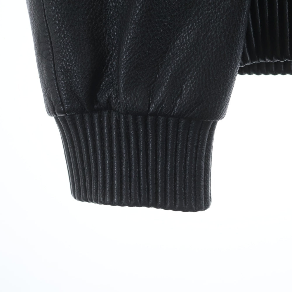 FENDI(フェンディ) 19AW FENDI ROMA AMOR WAVE LOGO BOMBER レザー ボンバージャケット マルチカラー 12CPF-19-84