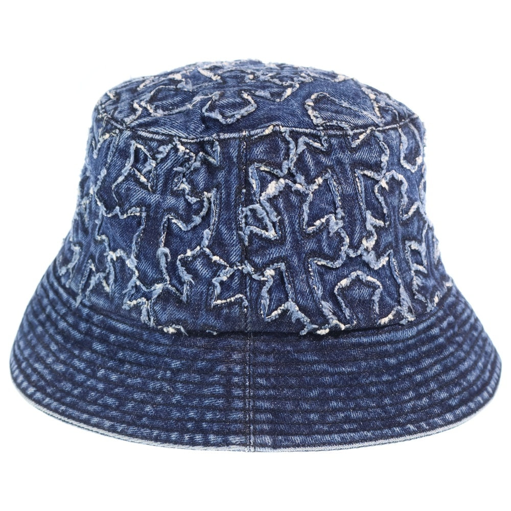 CHROME HEARTS(クロムハーツ) Dagger Cross Patch Denim Bucket Hat ダガークロスパッチ デニム バケットハット インディゴ
