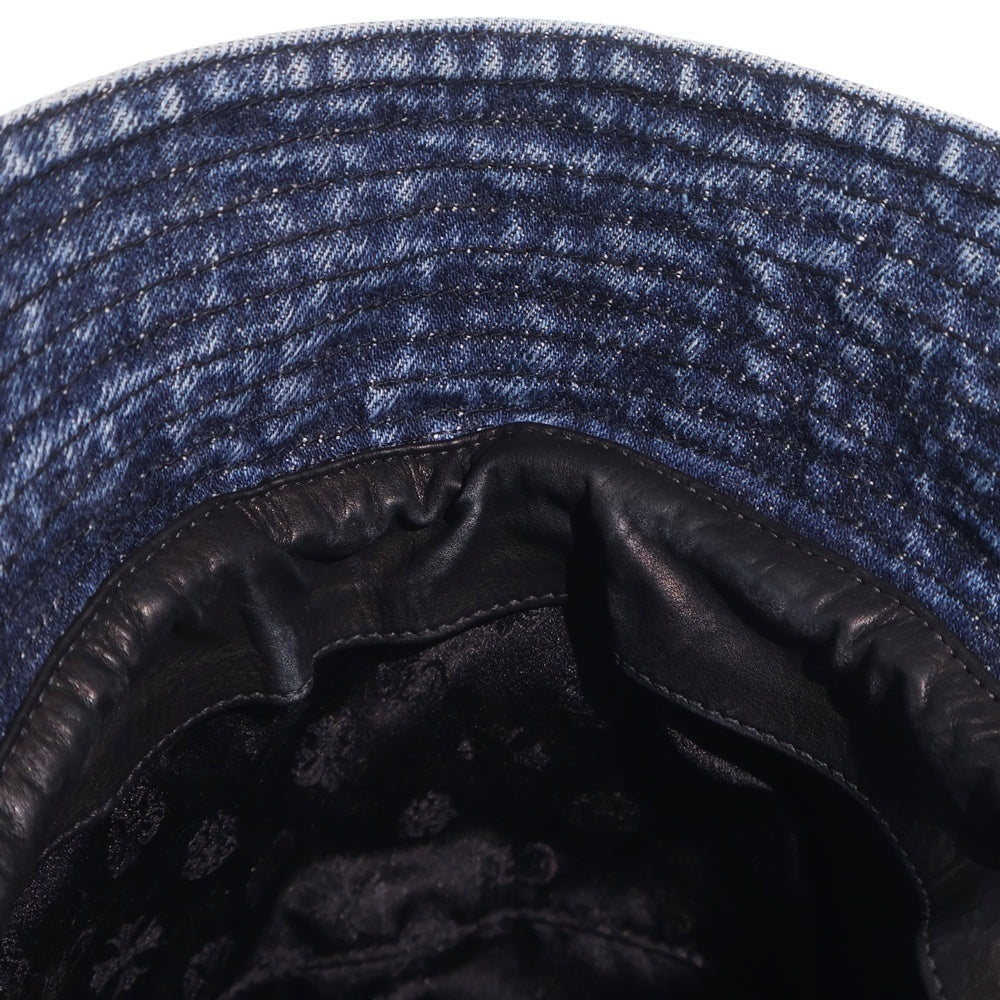 CHROME HEARTS(クロムハーツ) Dagger Cross Patch Denim Bucket Hat ダガークロスパッチ デニム バケットハット インディゴ