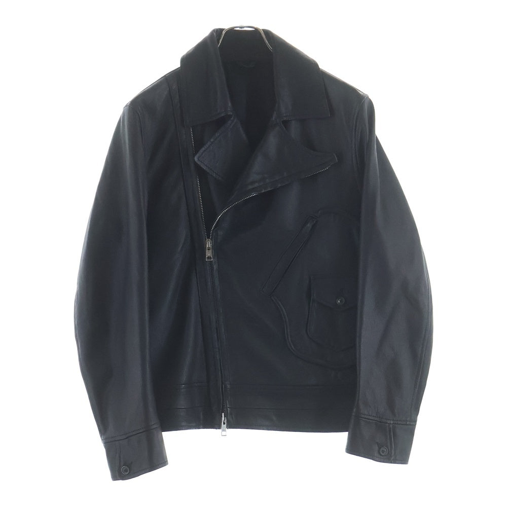 Maison Martin Margiela(メゾンマルタンマルジェラ) 06AW REPLICA バイカージャケット レザー ダブルライダース ブラック 28 AM010