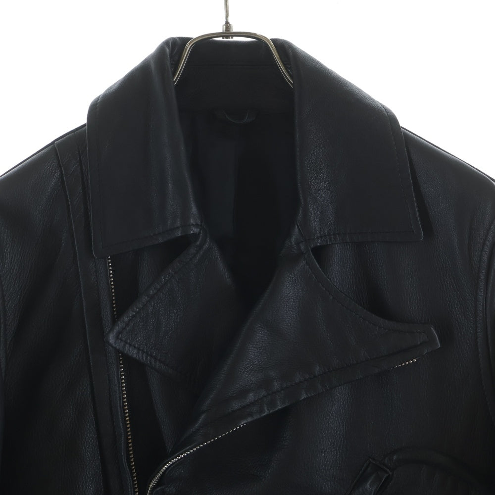 Maison Martin Margiela(メゾンマルタンマルジェラ) 06AW REPLICA バイカージャケット レザー ダブルライダース ブラック 28 AM010