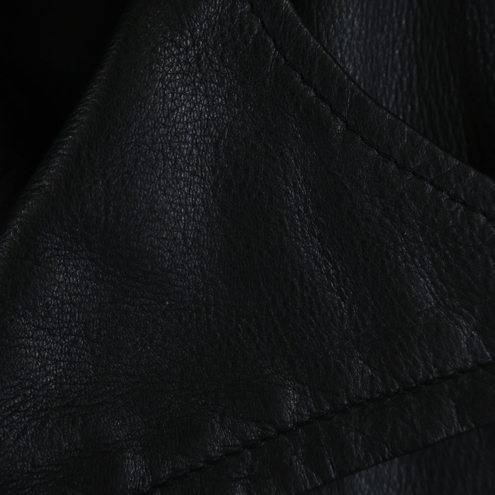 Maison Martin Margiela(メゾンマルタンマルジェラ) 06AW REPLICA バイカージャケット レザー ダブルライダース ブラック 28 AM010