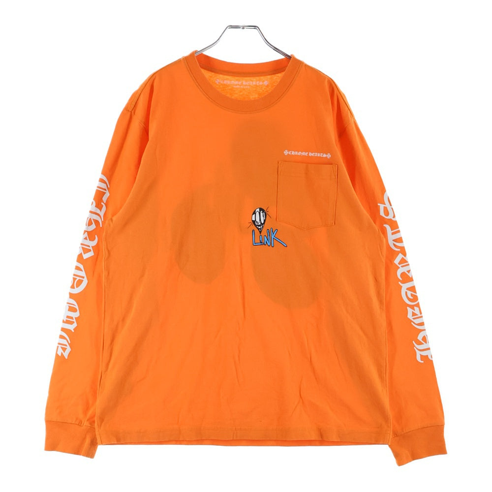 クロムハーツ 激レア　ビンテージ　正規品　蛍光オレンジ×グレー　タンクトップ CHROME HEARTS(クロムハーツ) 21SS ×MATTY BOY PPO LINK BUILD L/S Tee
