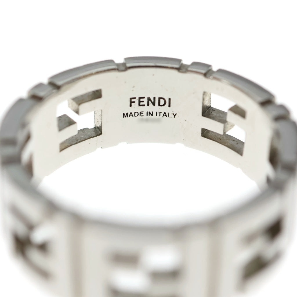 FENDI(フェンディ) FFリング FFロゴ シルバー IT4324
