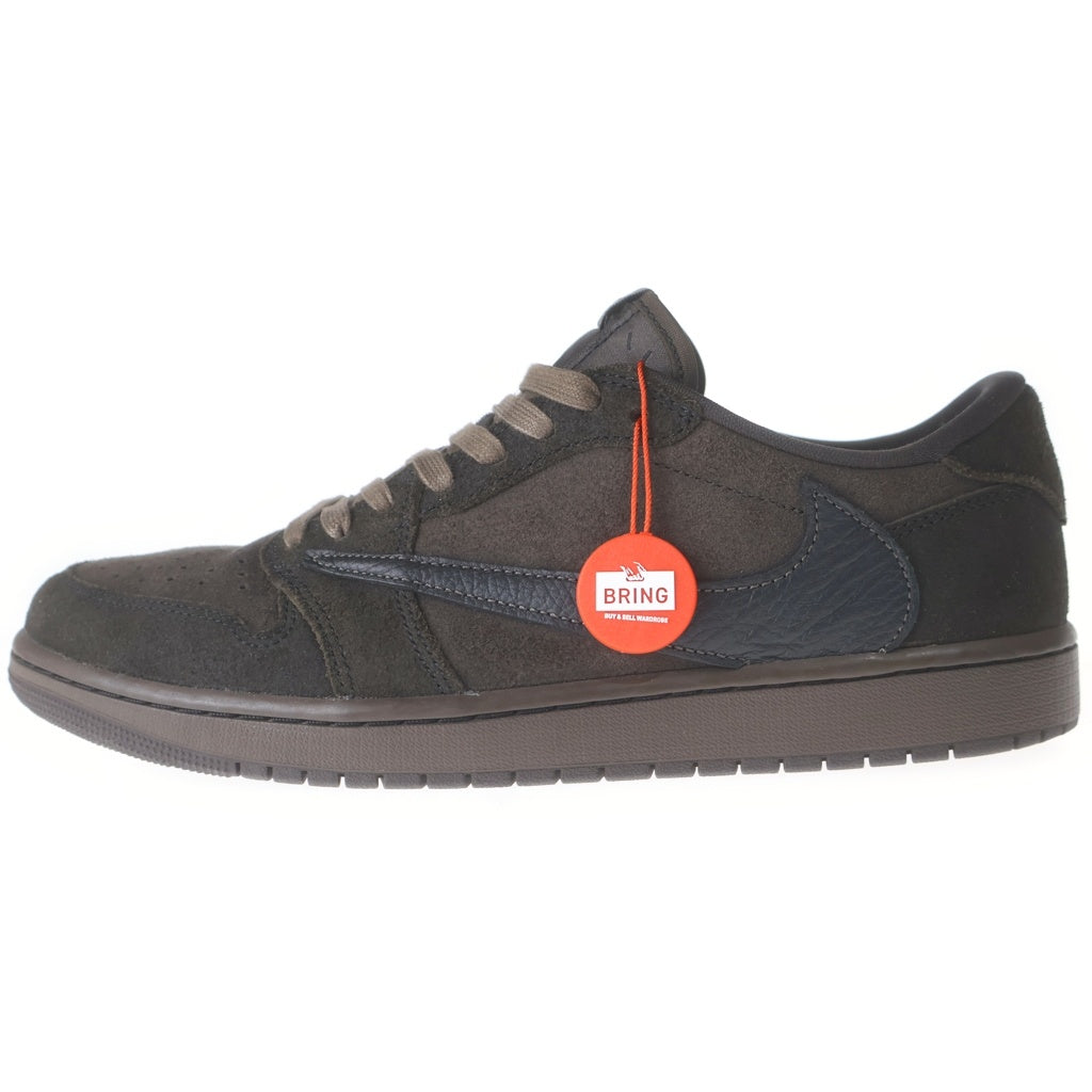 NIKE(ナイキ) ×TRAVIS SCOTT AIR JORDAN 1 LOW OG SP VELVET BROWN DM7866-202 トラヴィススコット エアジョーダン1 ベルベットブラウン ローカットスニーカー US10.5/28.5cm