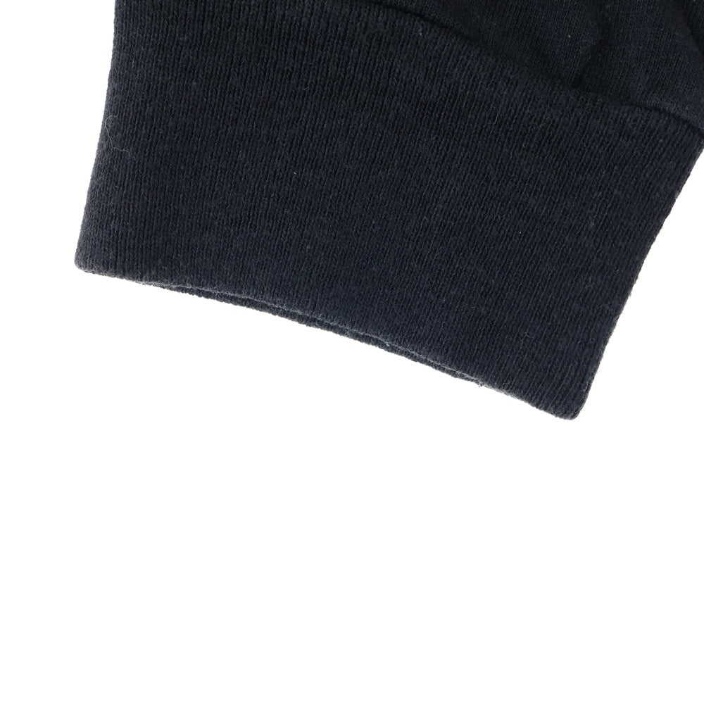 CHROME HEARTS(クロムハーツ) DBL CH CRS L/S TEE ダブルCHクロスプリント ネックロゴプリント クルーネック 長袖Tシャツ ブラック