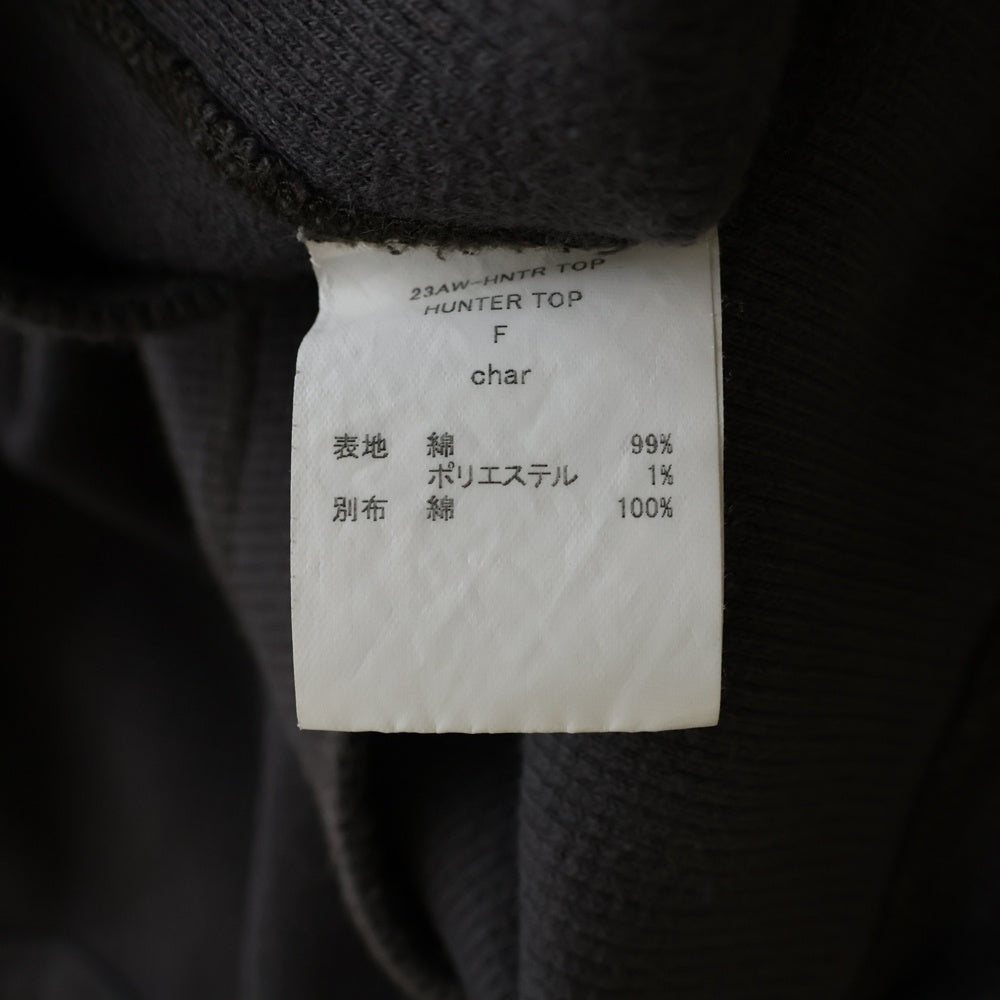 JIAN YE(ジェン イェ) 23AW HUNTER TOP サーマル エルボーパッチ ブラウン 23AW-HNTR TP