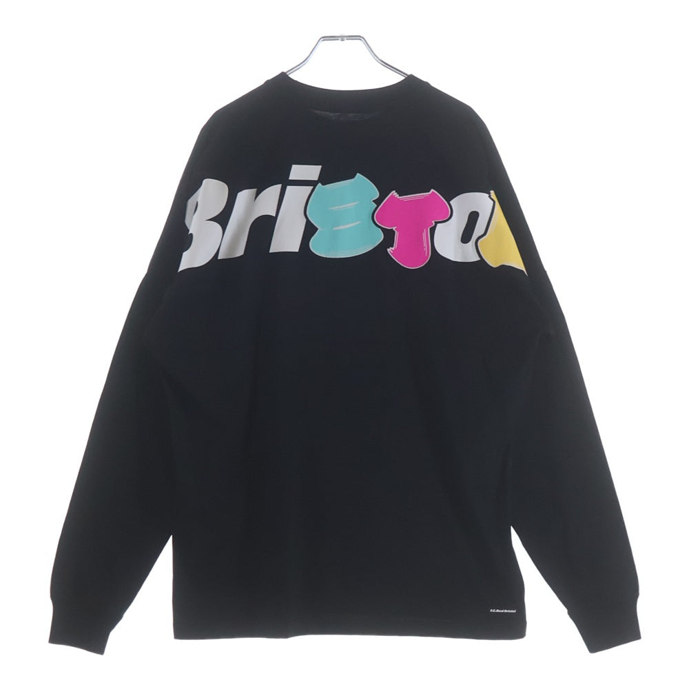 F.C.R.B./F.C.Real Bristol/FCRB(エフシーアールビー/エフシーレアルブリストル) 22AW SNEAKERWOLF L/S TEAM BAGGY TEE 長袖クルーネックTシャツ ブラック FCRB-222128
