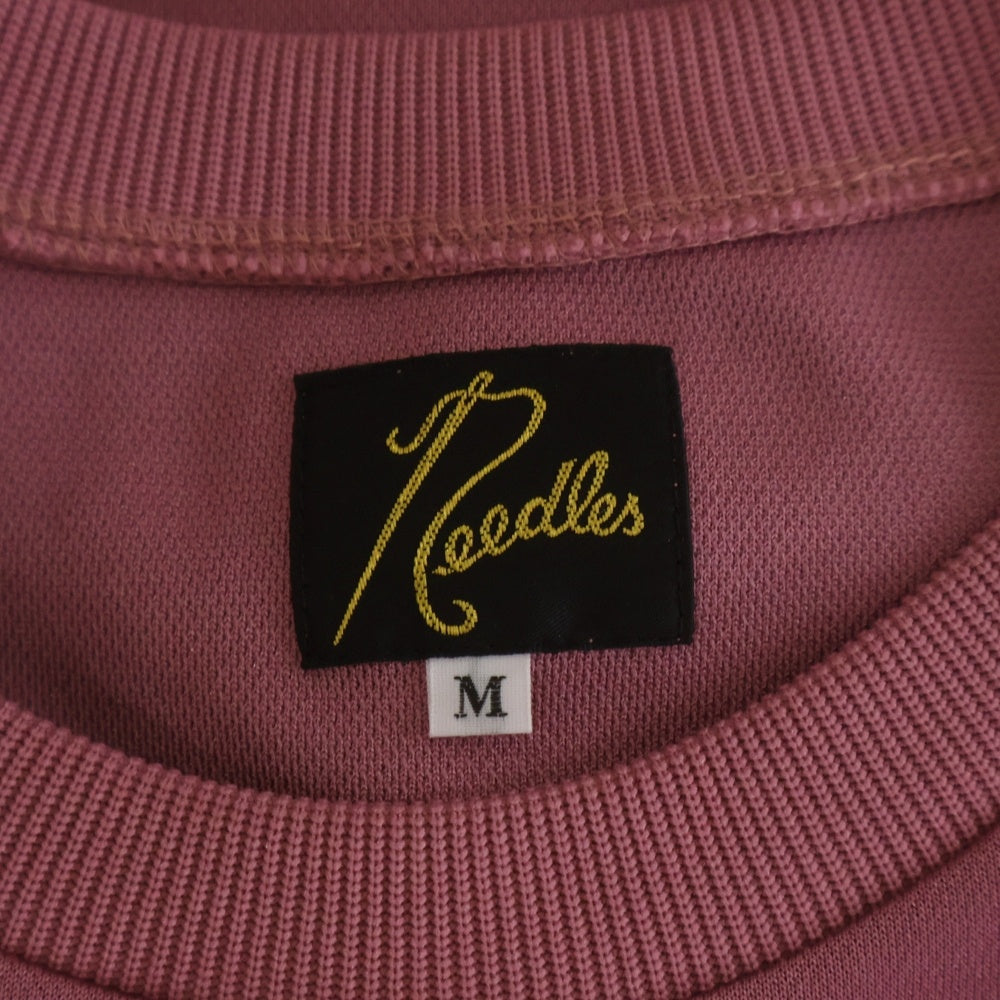 Needles(ニードルス) Track Crew Neck Shirt トラック クルーネック シャツ ピンク MR285