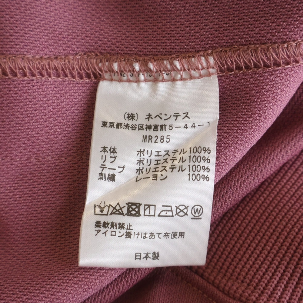 Needles(ニードルス) Track Crew Neck Shirt トラック クルーネック シャツ ピンク MR285