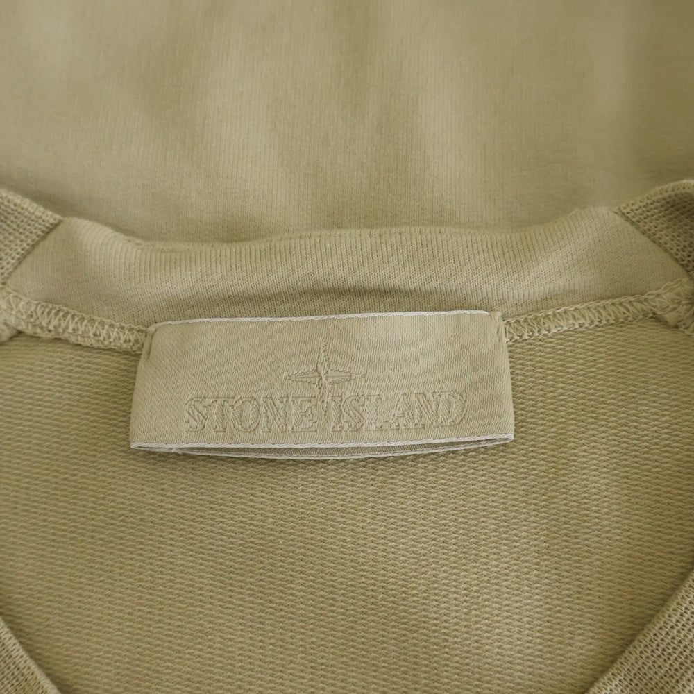 STONE ISLAND(ストーンアイランド) GHOST PIECE ゴーストピース クルーネックスウェットトレーナー ベージュ K1S156100011S00F3