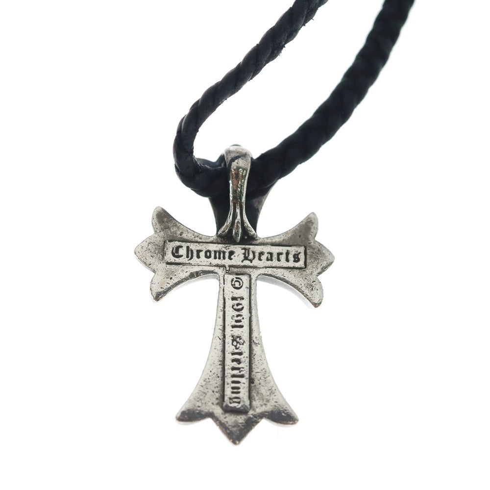 CHROME HEARTS(クロムハーツ) CH CRS SMLスモールCHクロス BC ボロチップブレイド ネックレス シルバー BCA220