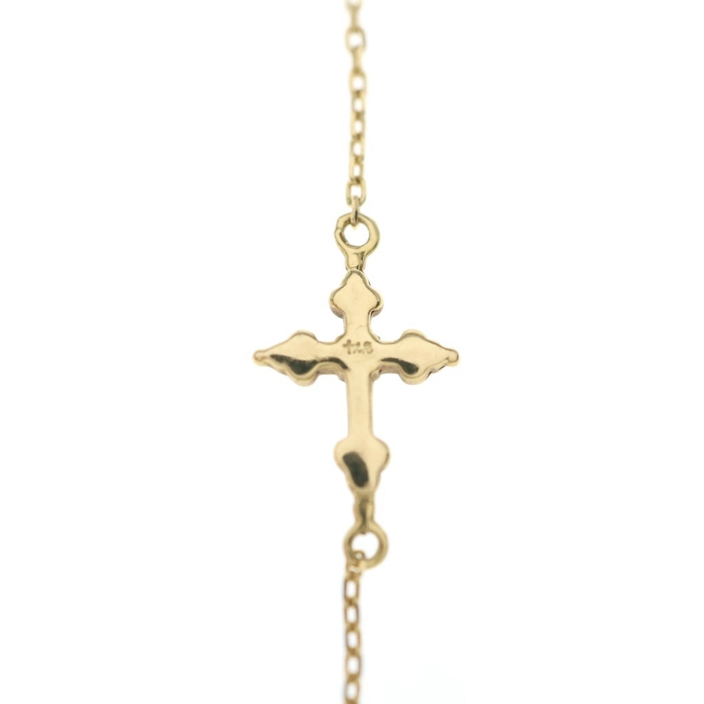 Loree Rodkin【K18YG】プチゴシッククロスブレスレット Loree Rodkin(ローリーロドキン) PETITE GOTHIC CROSS BRACELET プチ