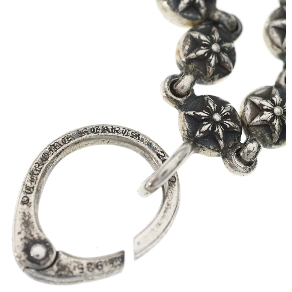 CHROME HEARTS(クロムハーツ) STAR BALL CHARM スターボール チャーム キーホルダーシルバー
