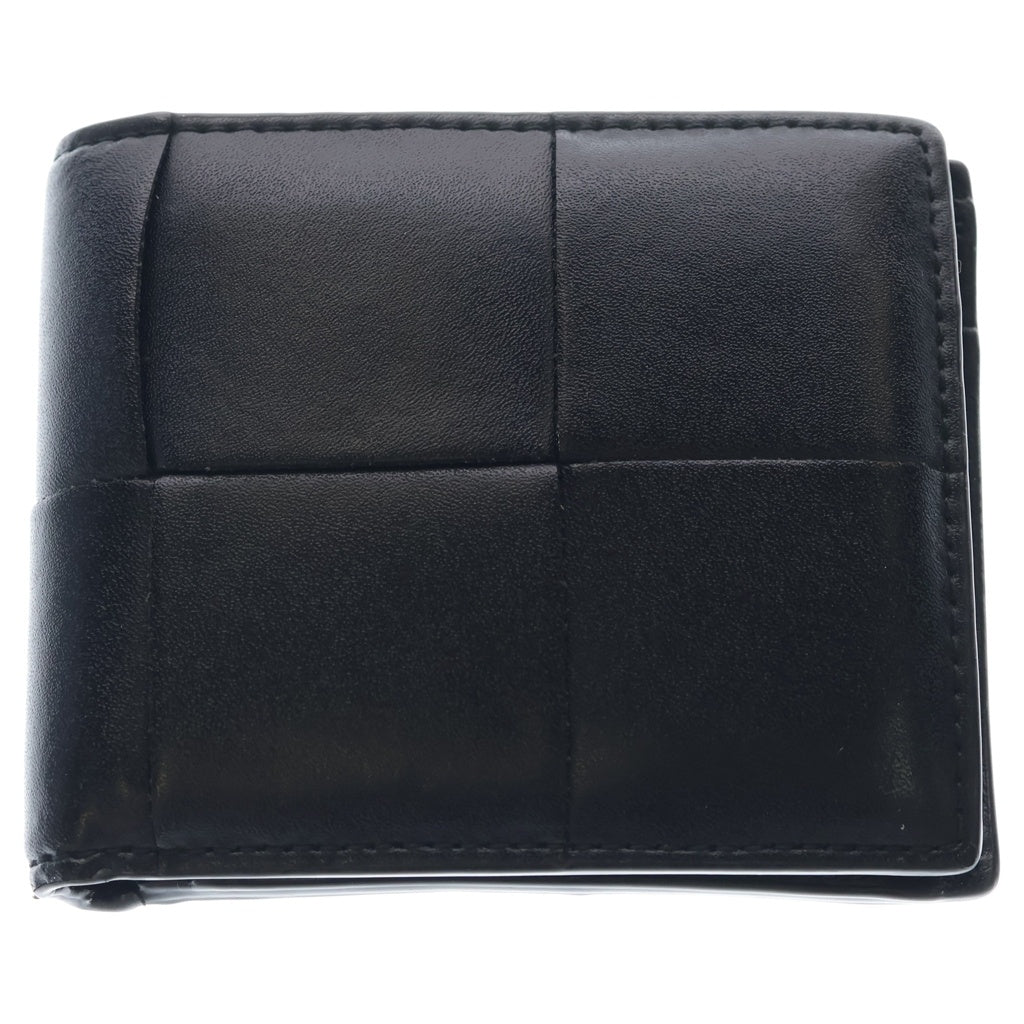BOTTEGA VENETA(ボッテガヴェネタ) 二つ折り財布 コンパクトウォレット カードケース ブラウン レザー 649605