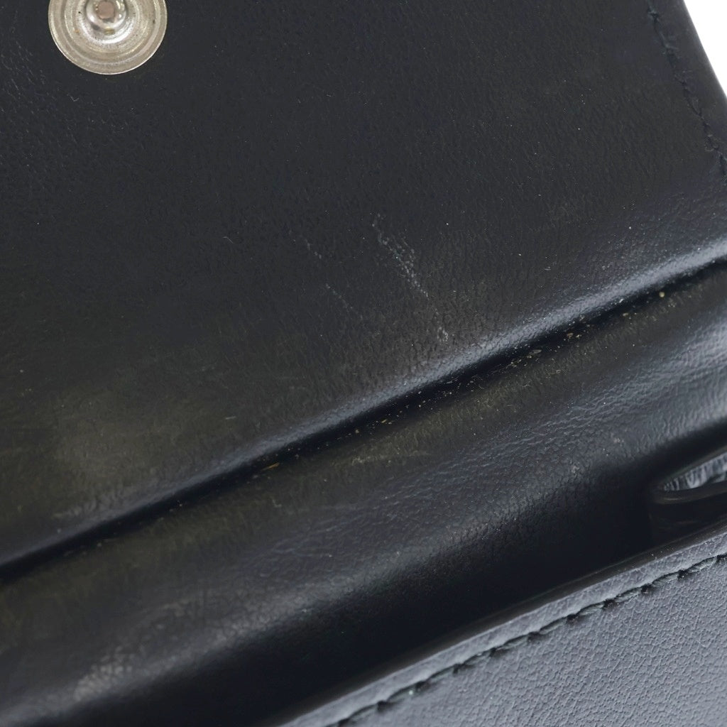 BOTTEGA VENETA(ボッテガヴェネタ) 二つ折り財布 コンパクトウォレット カードケース ブラウン レザー 649605