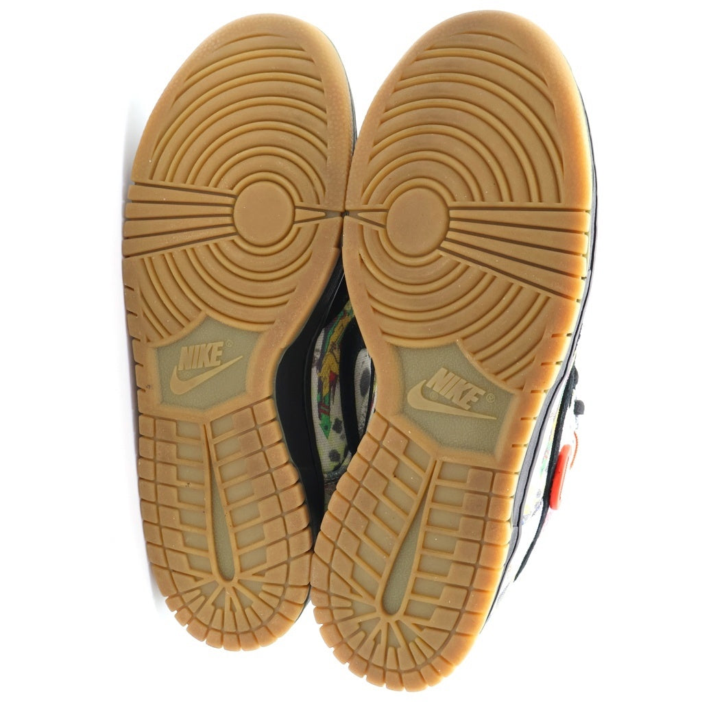 NIKE SB(ナイキエスビー) ×SUPREME Rammellzee DUNK LOW FD8778-001 シュプリーム ラメルジー エスビー ダンク ローカットスニーカー シューズ ブラック/マルチ US8/26.0cm