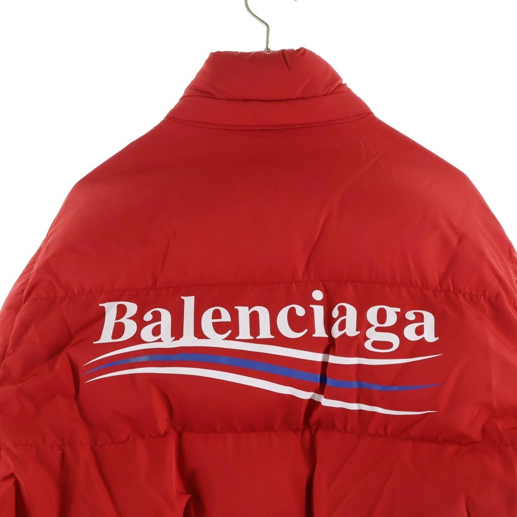 BALENCIAGA(バレンシアガ) 23AW キャンペーンロゴ パフィージャケット レッド 758045 TYD36