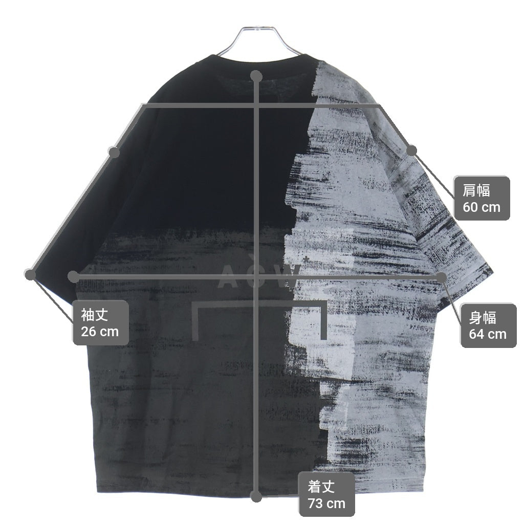 A-COLD-WALL(アコールドウォール) BRUSH STROKE S/S TEE 半袖 クルーネック Tシャツ ブラック