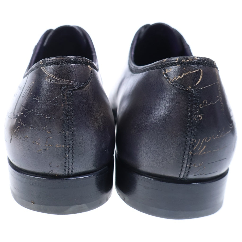 Berluti(ベルルッティ) デムジュール スカーズ カリグラフィ レザーシューズ ドレスシューズ パープル