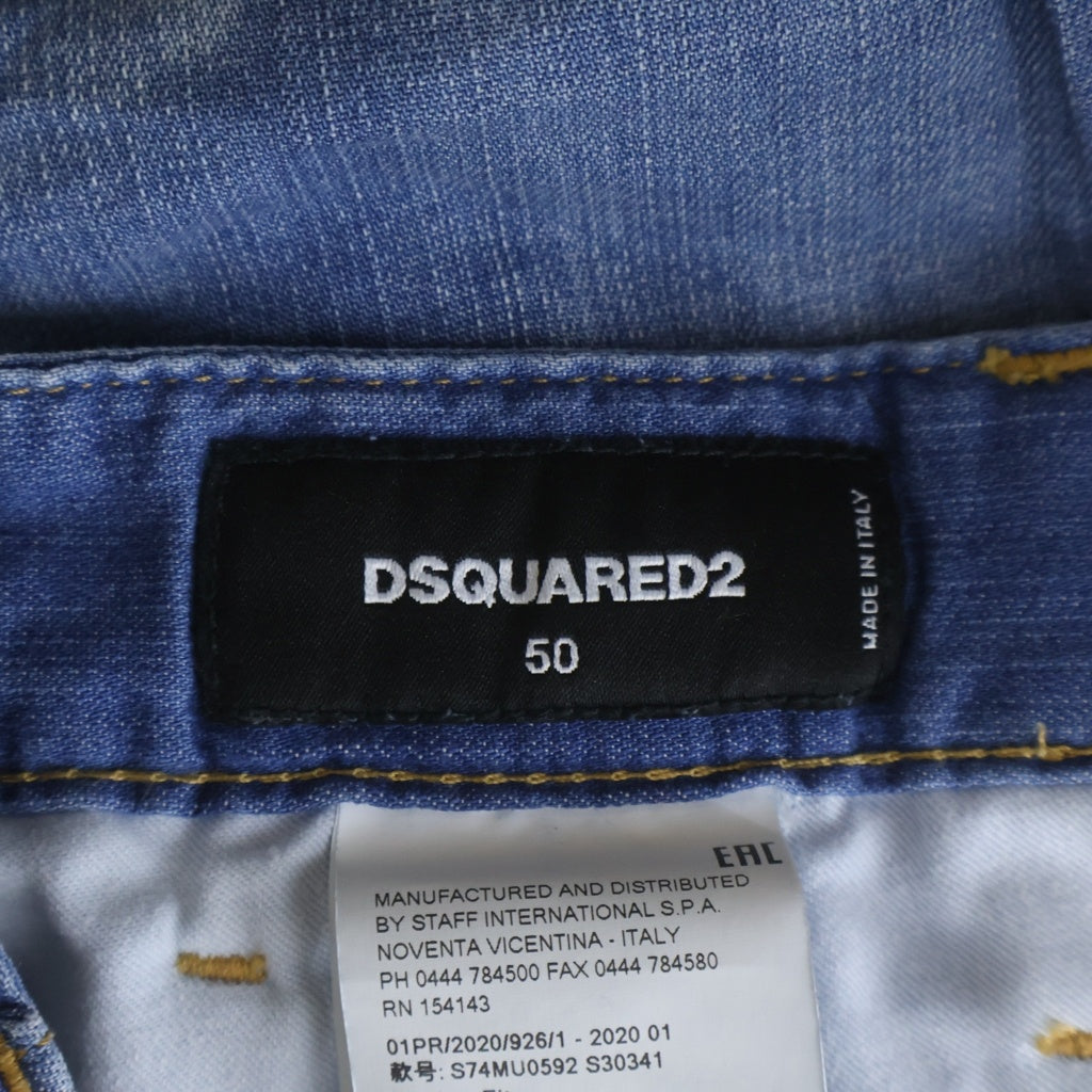 DSQUARED2(ディースクエアード) 20SS Marine Fit マリンフィット デニムショーツ ショートパンツ S74MU0592 S30341