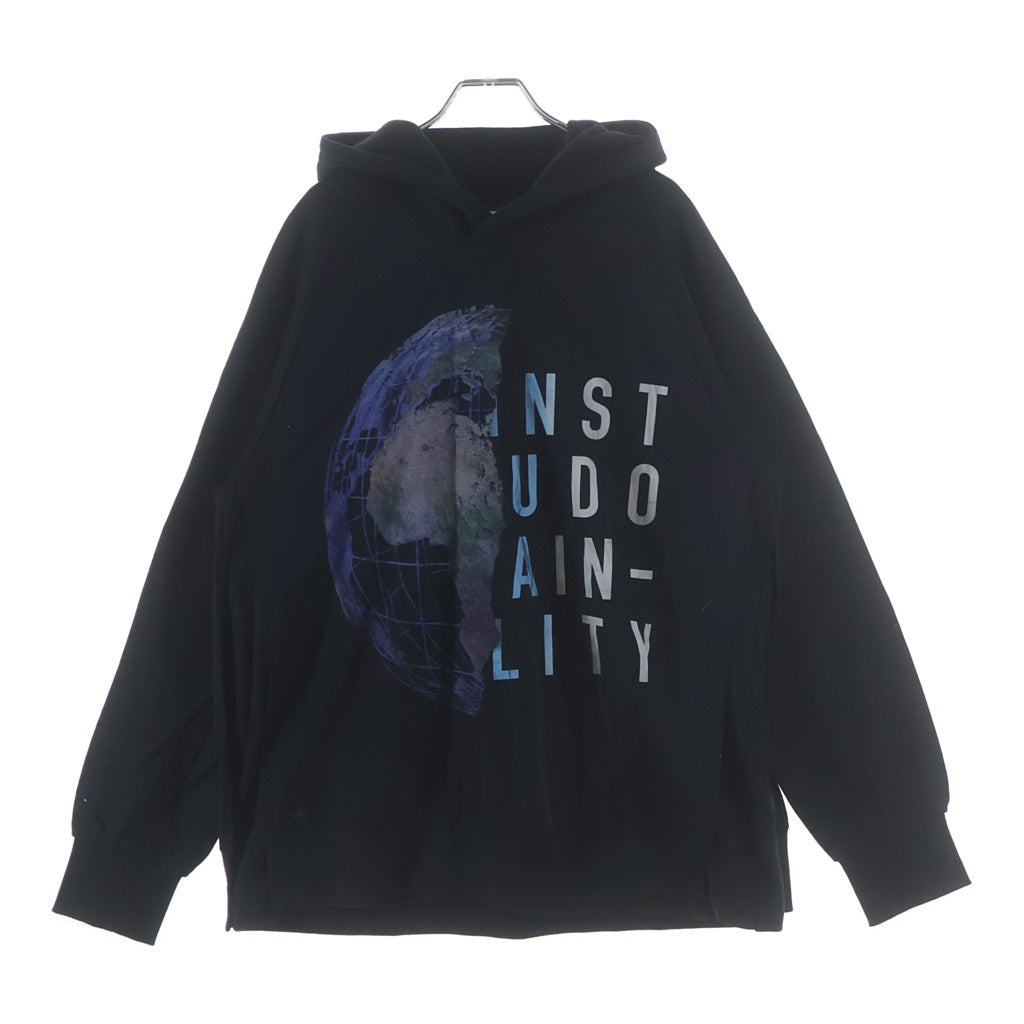 TAAKK(ターク) EARTH BURNING LAYERED HOODIE レイヤード プルオーバー パーカー フーディー ブラック TA20SS-JR029