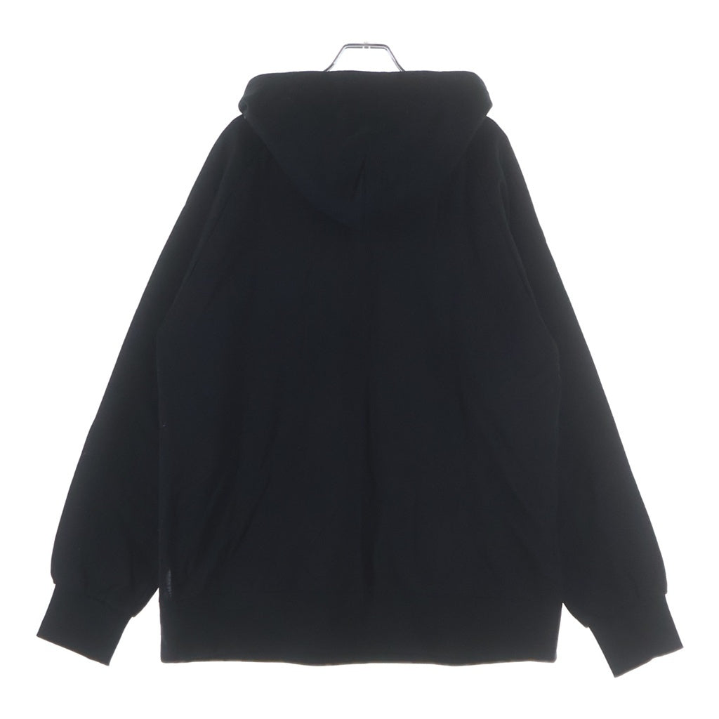 TAAKK(ターク) EARTH BURNING LAYERED HOODIE レイヤード プルオーバー パーカー フーディー ブラック TA20SS-JR029