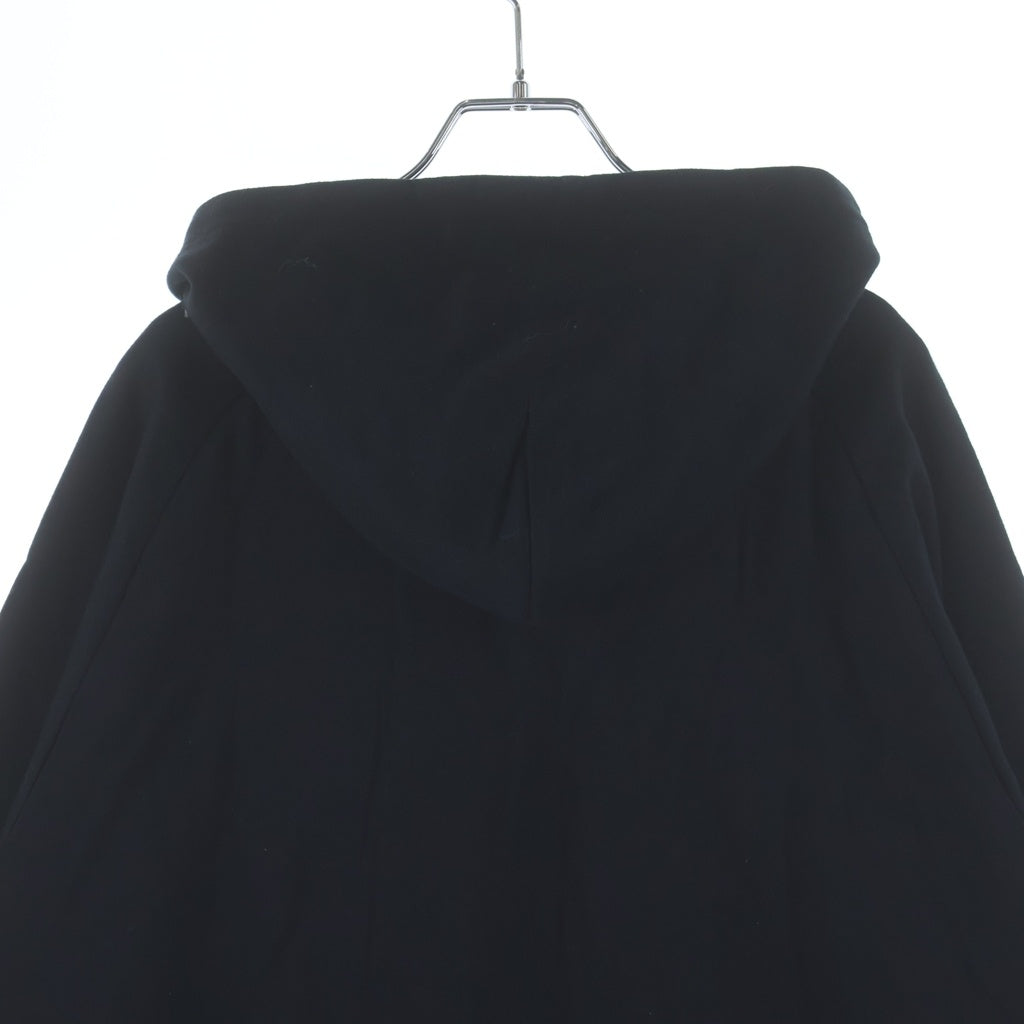 TAAKK(ターク) EARTH BURNING LAYERED HOODIE レイヤード プルオーバー パーカー フーディー ブラック TA20SS-JR029