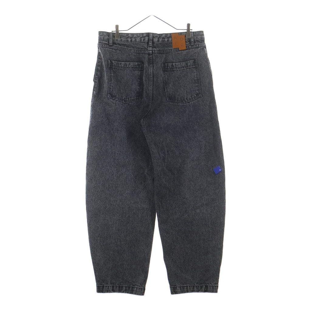 ADER ERROR(アーダーエラー) ルーズフィット テーパード バギーデニムパンツ ブラック BMSGFYJE0103BKL